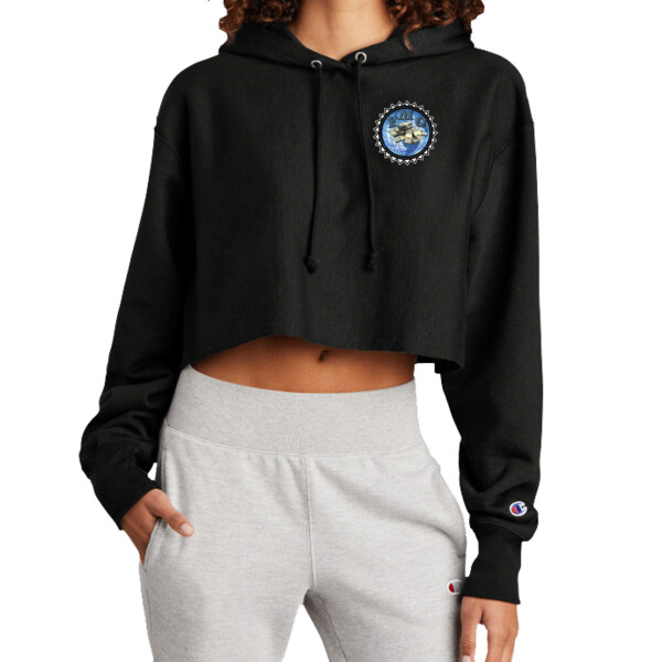 FMG - Premium Cropped Cut Off Hooded Sweatshirt Thumbnail